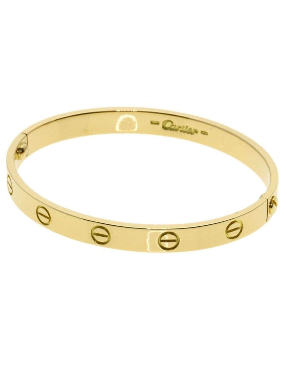 Cartier Love Bracelet Driver 17 18k Yellow Gold